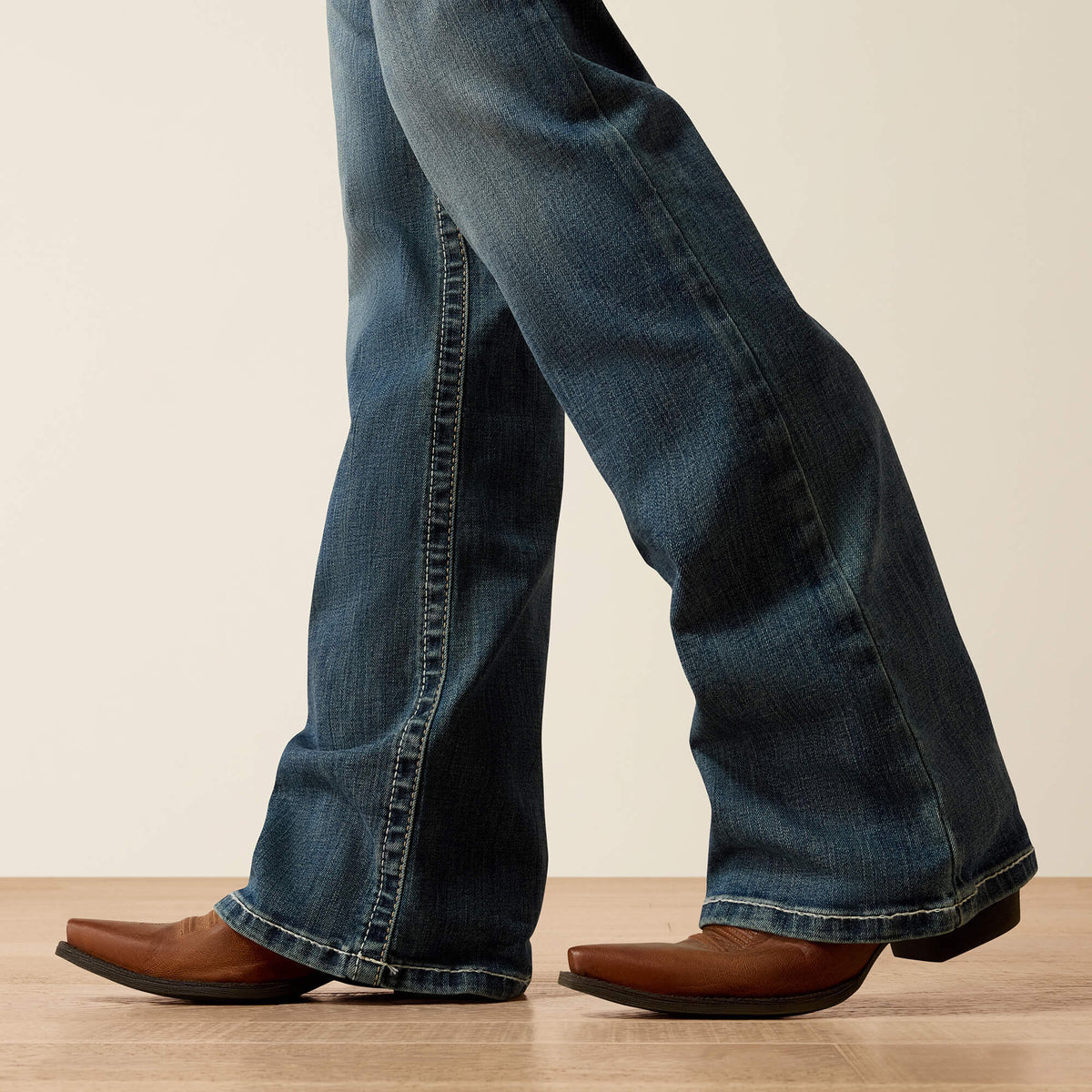 R.E.A.L. Mid Rise Whipstitch Boot Cut Jean - Ariat Customer Favorite