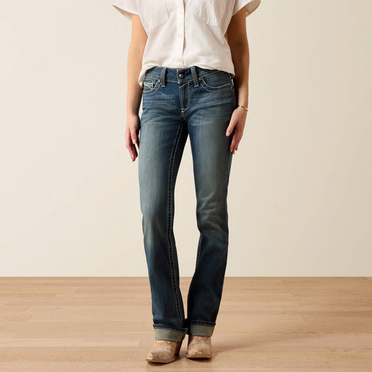 Mid Rise Icon Straight Leg Jean - Ariat Signature