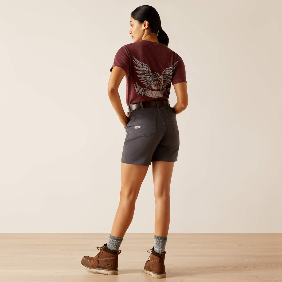 Rebar PR Made Tough 6" Short - Ariat Everyday
