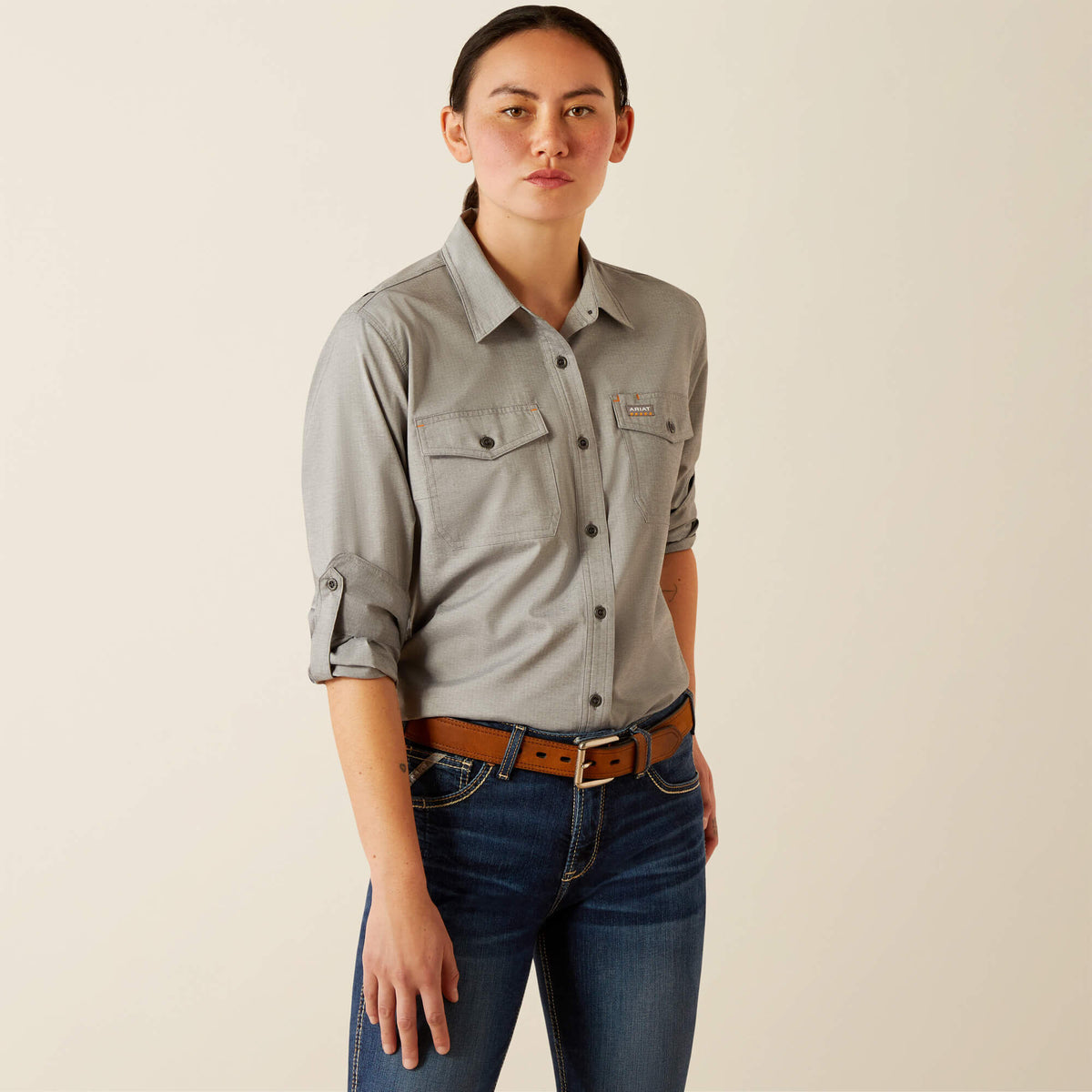 Rebar Made Tough VentTEK DuraStretch Work Shirt - Ariat Premium