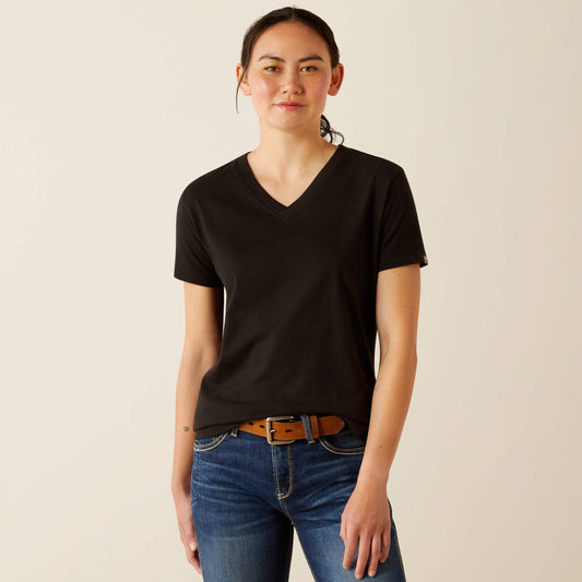 Rebar Cotton Strong Standard V-Neck T-Shirt - Ariat Great Value