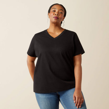 Rebar Cotton Strong Standard V-Neck T-Shirt - Ariat Great Value