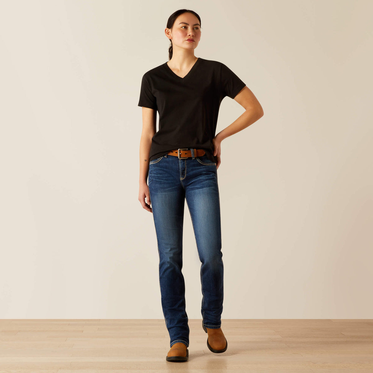 Rebar Cotton Strong Standard V-Neck T-Shirt - Ariat Great Value