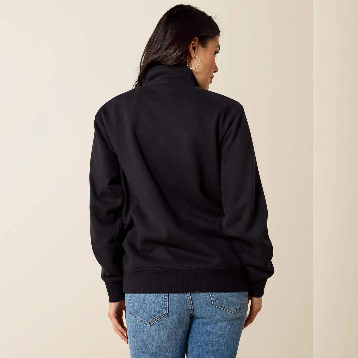 Foundation Logo 1/2 Zip Sweatshirt - Ariat Discount
