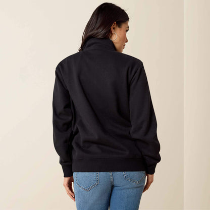 Foundation Logo 1/2 Zip Sweatshirt - Ariat Discount