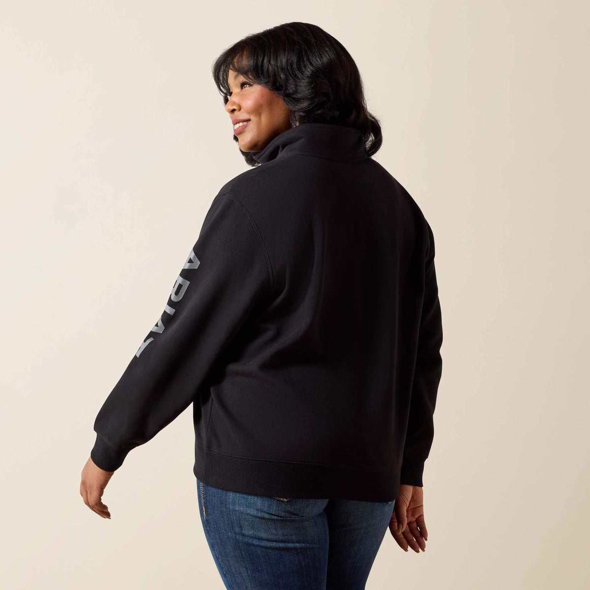 Foundation Logo 1/2 Zip Sweatshirt - Ariat Discount