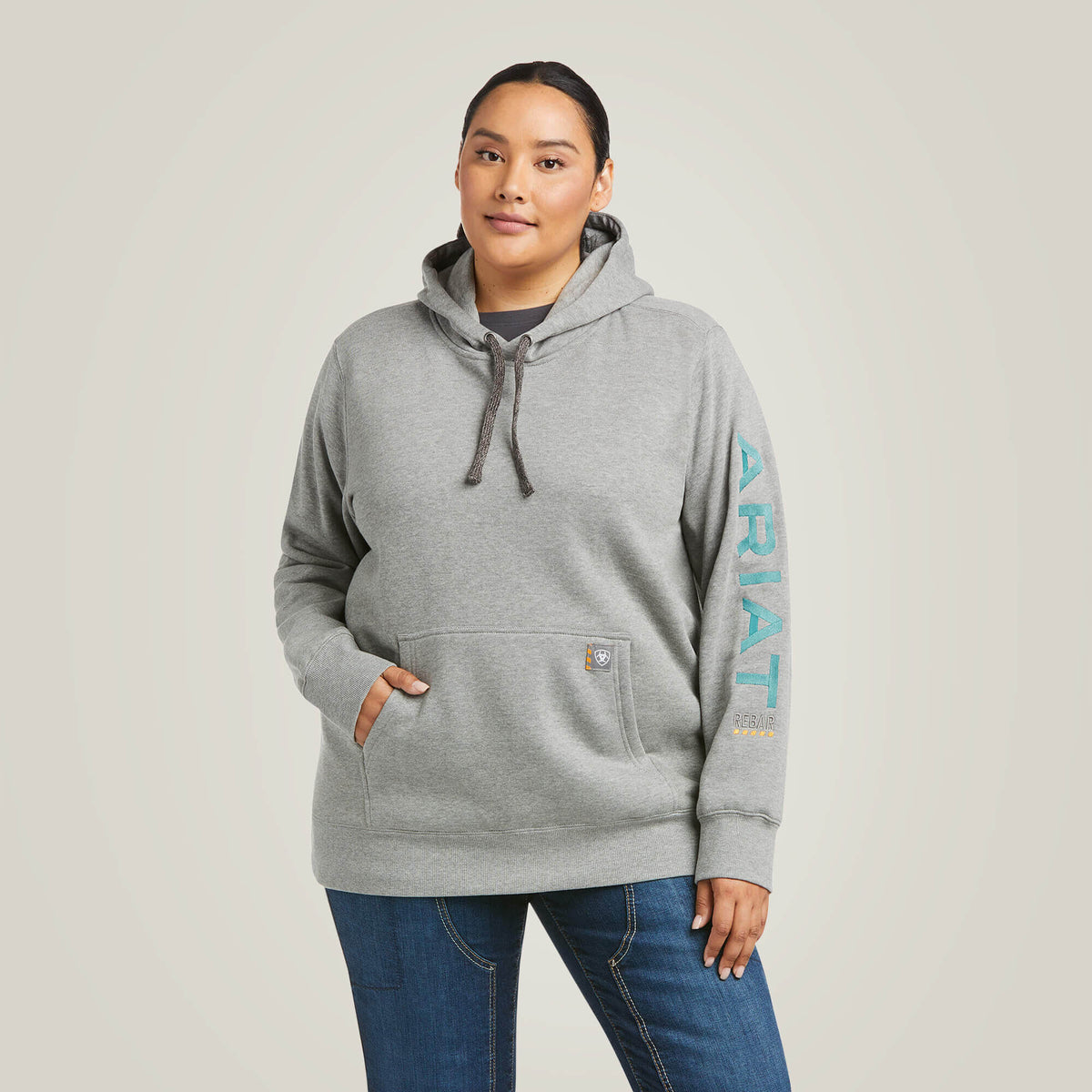Rebar Workman Graphic Hoodie - Ariat Featured