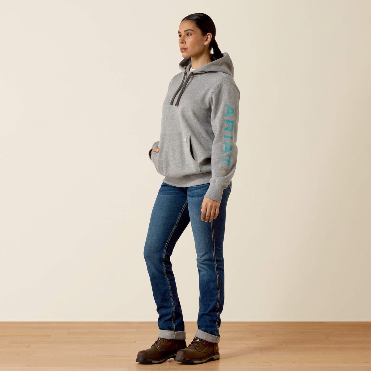 Rebar Workman Graphic Hoodie - Ariat Featured