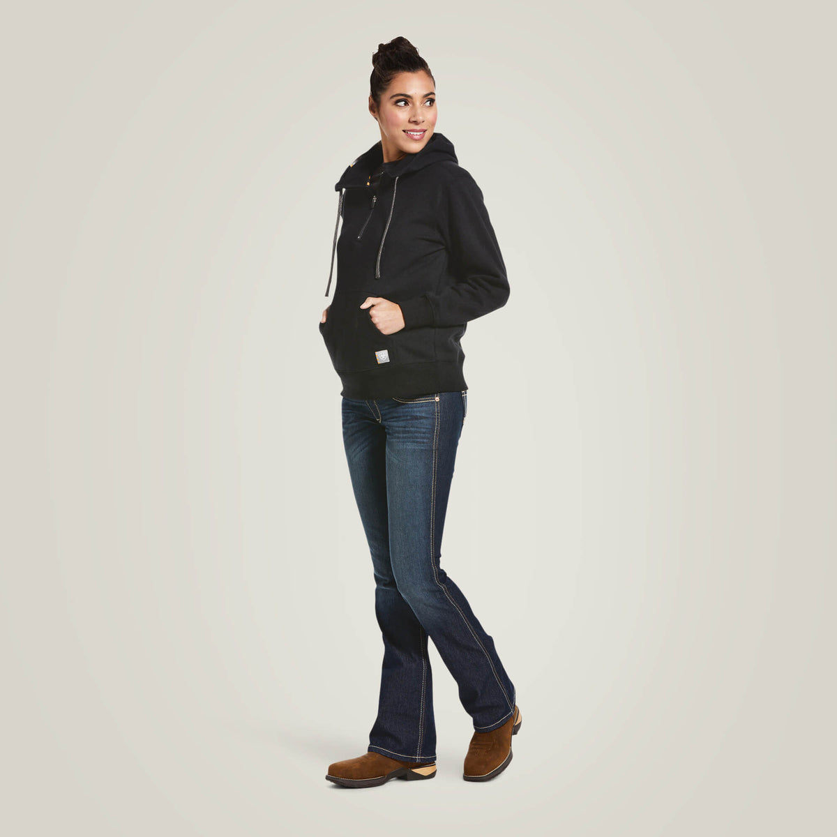 Rebar Skill Set 1/2 Zip Hoodie - Ariat Deals