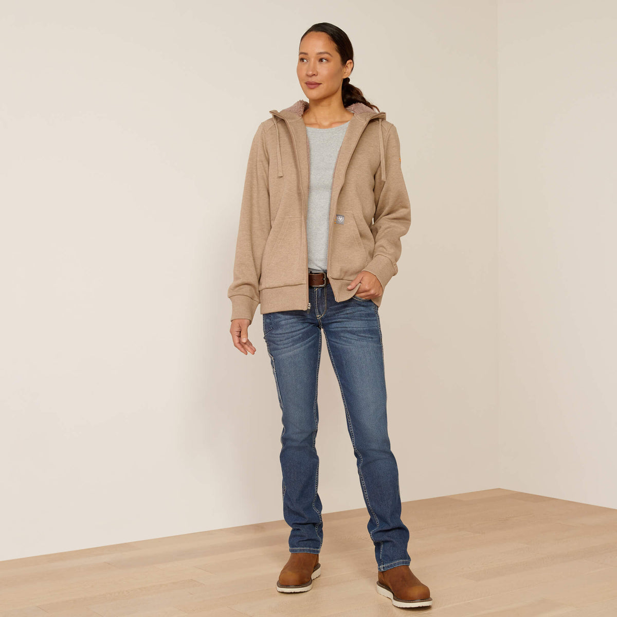 Rebar All-Weather Sherpa Full Zip Hoodie - Ariat Sale