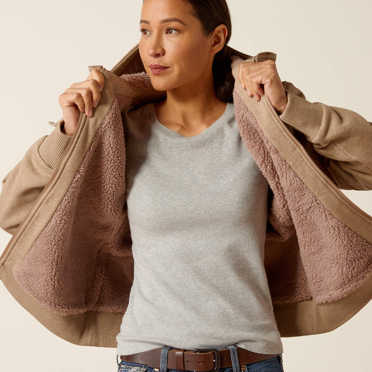 Rebar All-Weather Sherpa Full Zip Hoodie - Ariat Sale