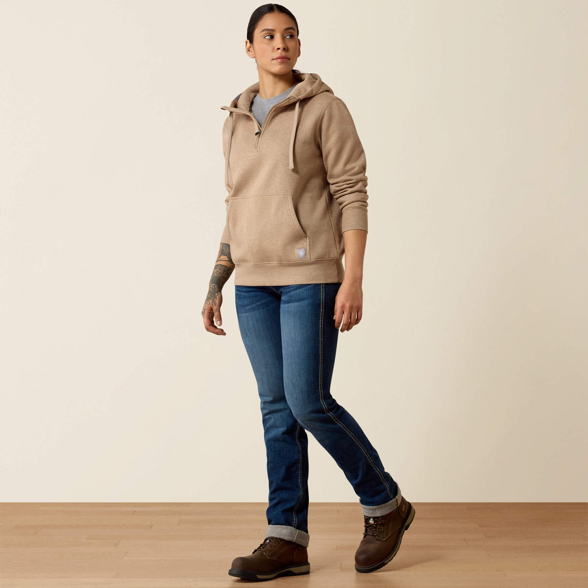 Rebar Skill Set 1/2 Zip Hoodie - Ariat Exclusive