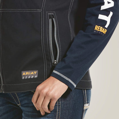Rebar Stretch Canvas Softshell Vest - Ariat Exclusive