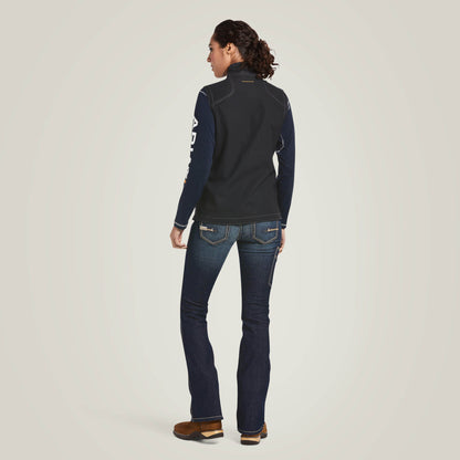 Rebar Stretch Canvas Softshell Vest - Ariat Exclusive