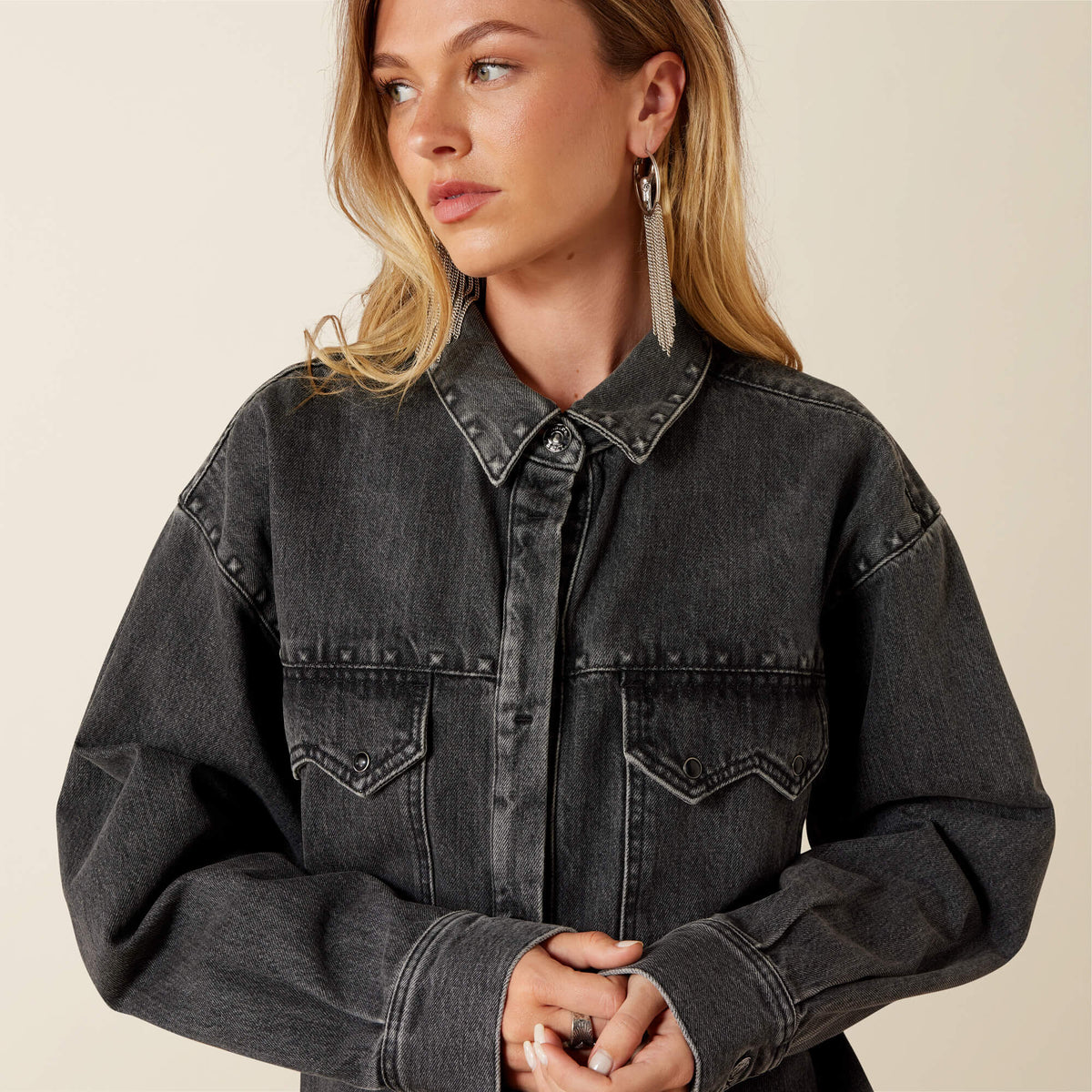 Lux Oversized Denim Jacket - Ariat Customer Favorite
