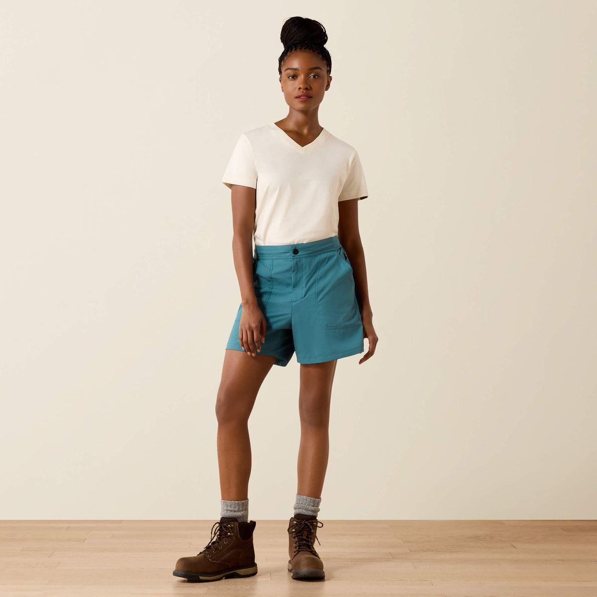 Rebar Perfect Rise Workflow Ultralight 5" Shorts - Ariat Signature