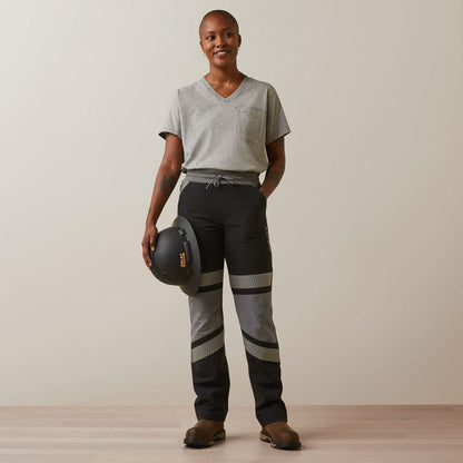 Rebar Perfect Rise Hi-Vis Pull-On DuraStretch Slim Leg Pants - Ariat Top Pick