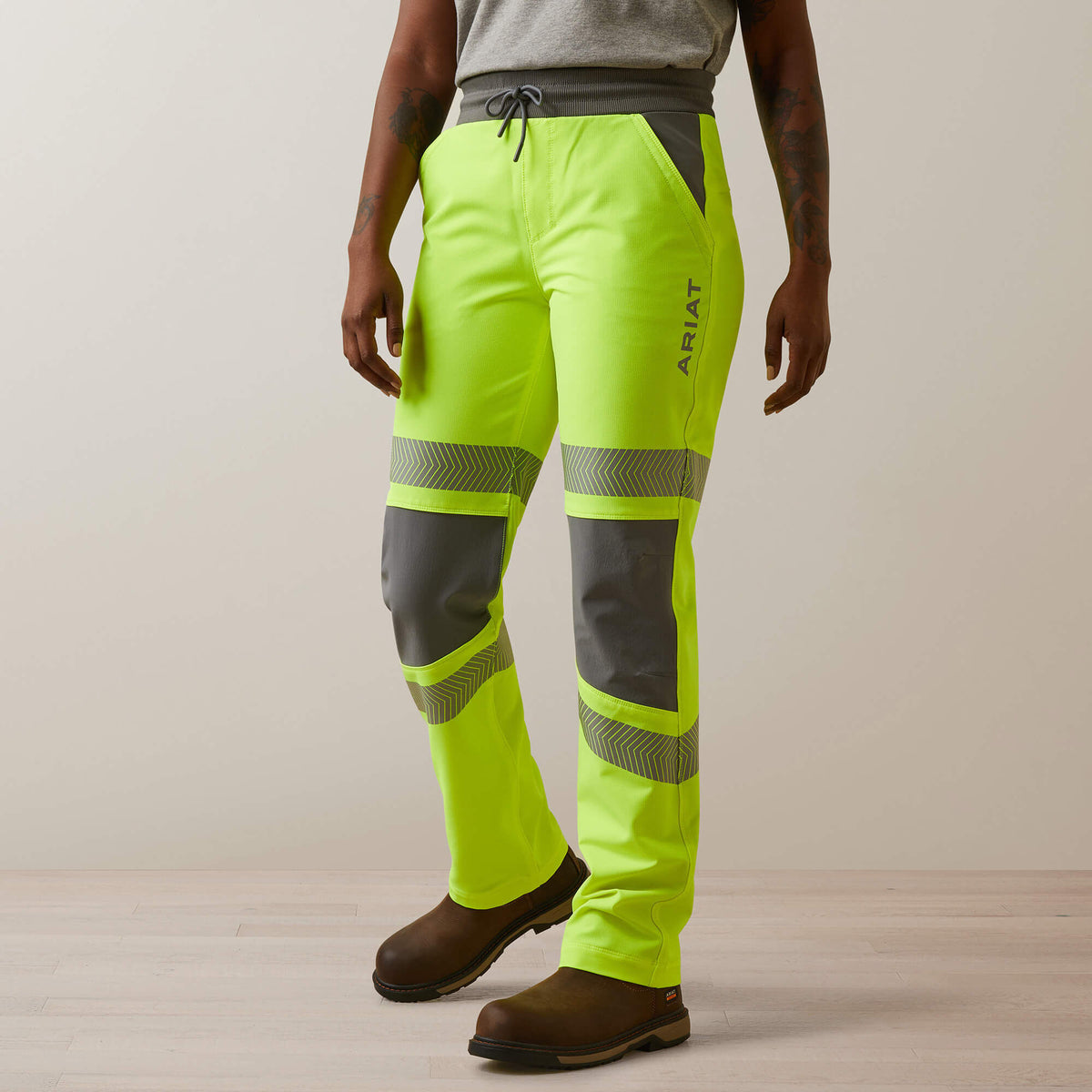 Rebar Perfect Rise Hi-Vis Pull-On DuraStretch Slim Leg Pants - Ariat Everyday