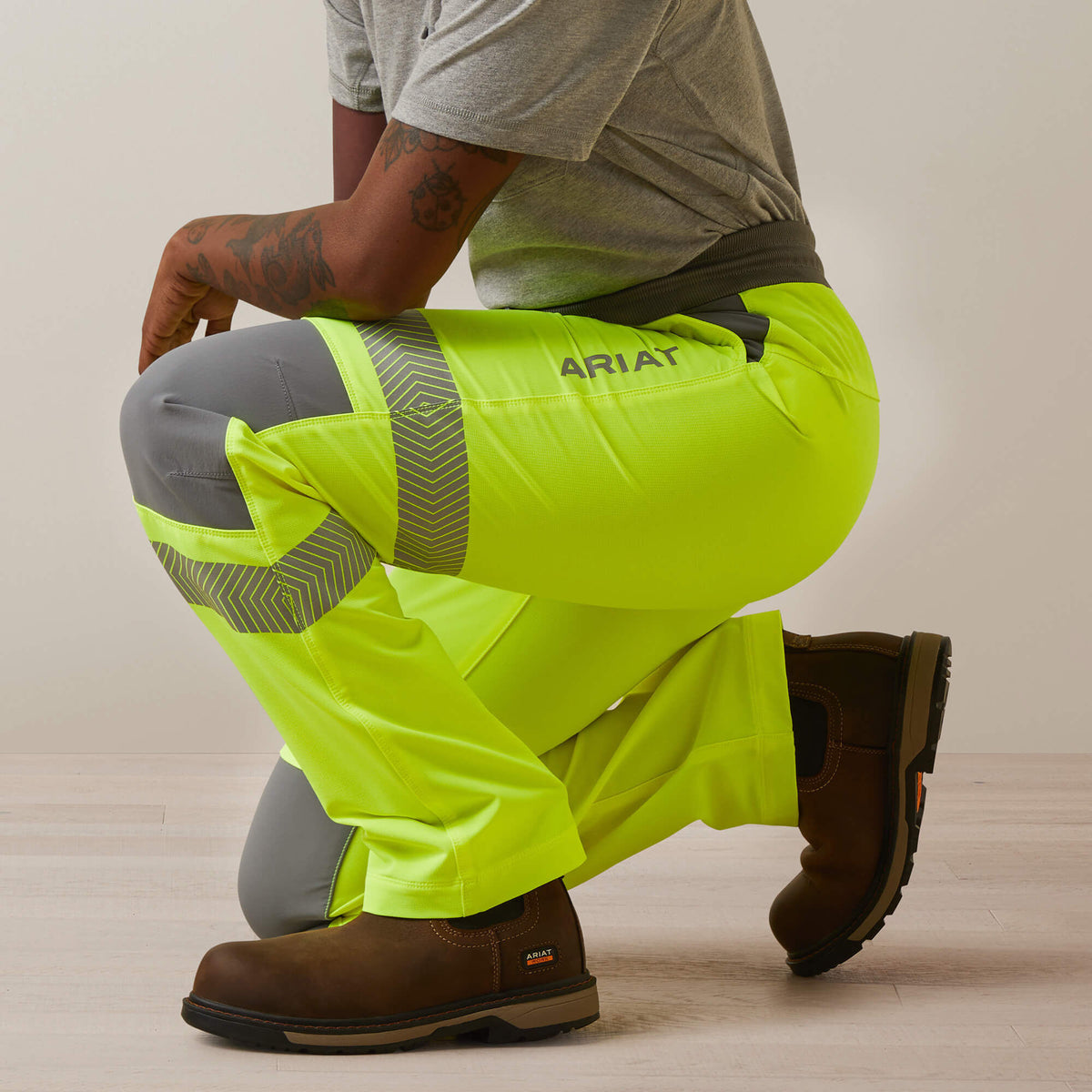Rebar Perfect Rise Hi-Vis Pull-On DuraStretch Slim Leg Pants - Ariat Everyday