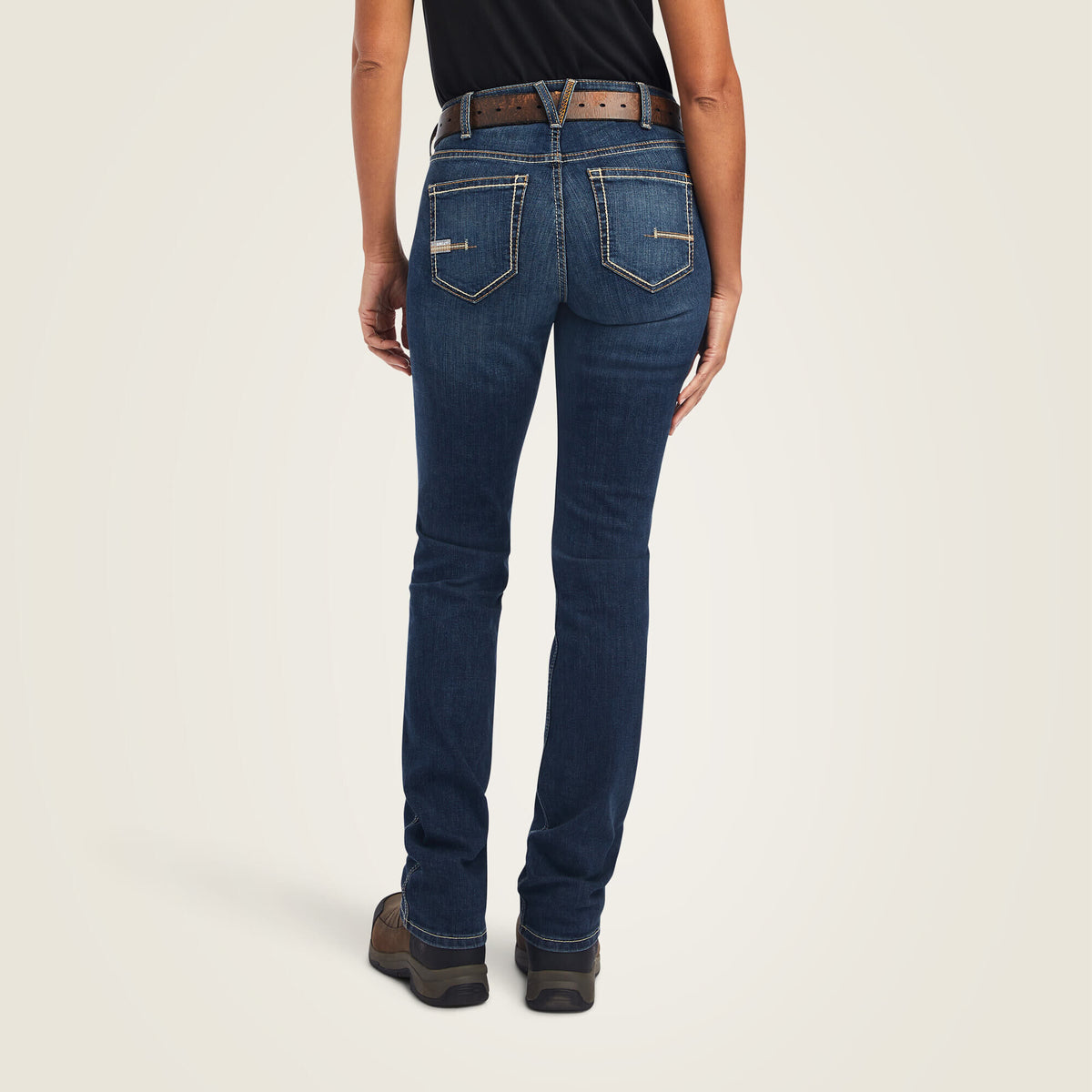 Rebar Perfect Rise Riveter DuraStretch Straight Leg Jeans - Ariat Latest