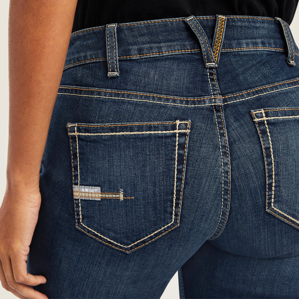 Rebar Perfect Rise Riveter DuraStretch Straight Leg Jeans - Ariat Latest