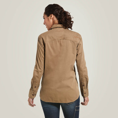 Rebar Washed Twill Work Shirt - Ariat Deals
