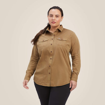 Rebar Washed Twill Work Shirt - Ariat Deals