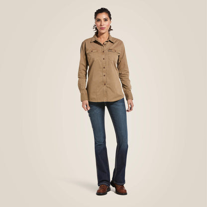Rebar Washed Twill Work Shirt - Ariat Deals