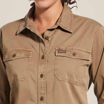 Rebar Washed Twill Work Shirt - Ariat Deals