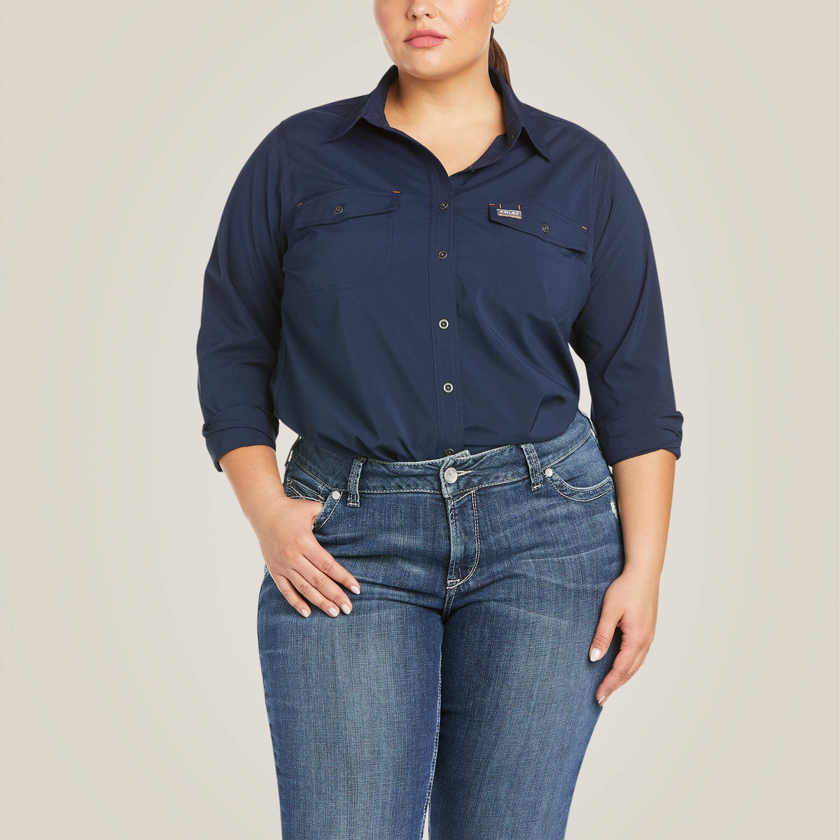 Rebar Made Tough VentTEK DuraStretch Work Shirt - Ariat Latest