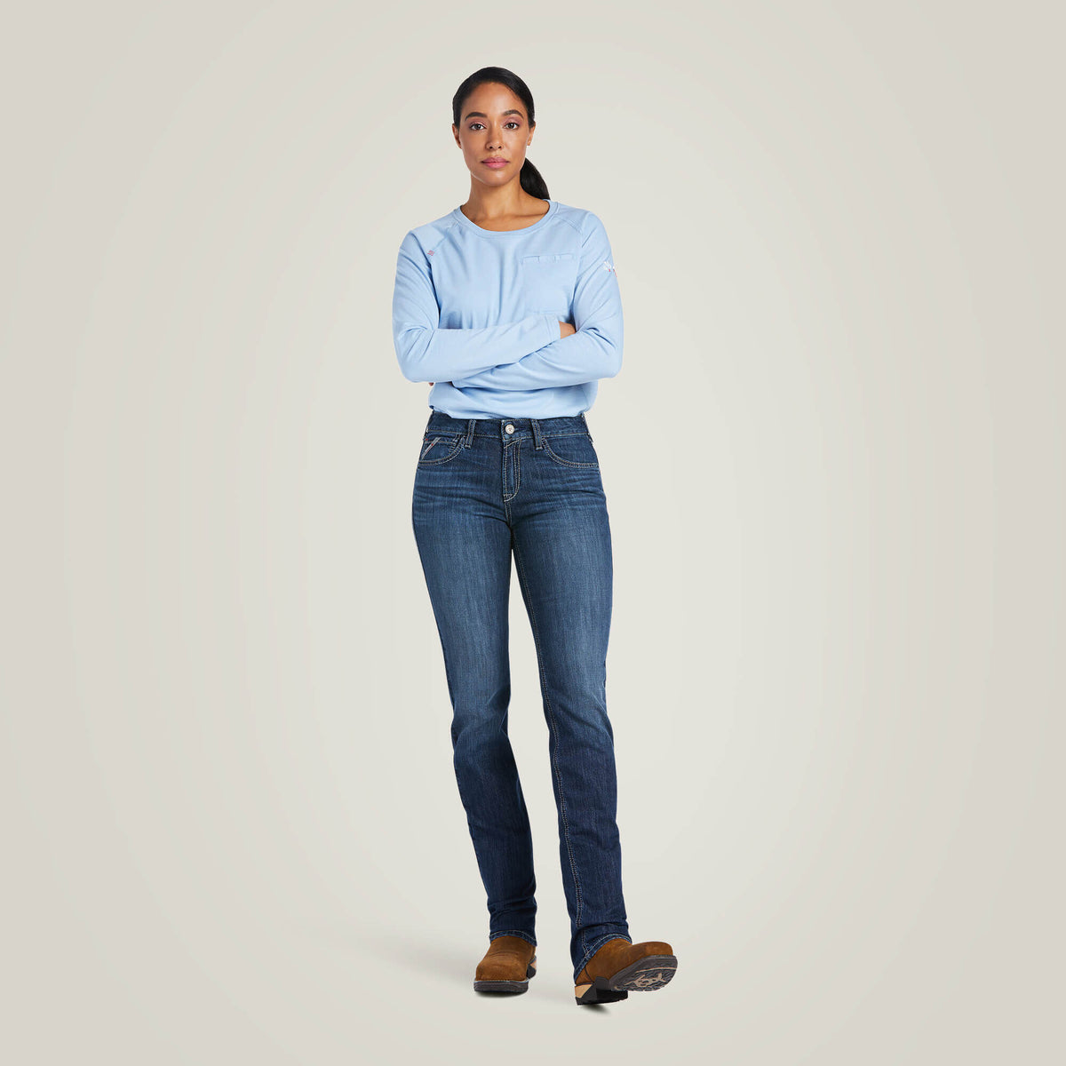 FR Perfect Rise DuraLight Avelynn DuraStretch Slim Leg Jeans - Ariat Quality