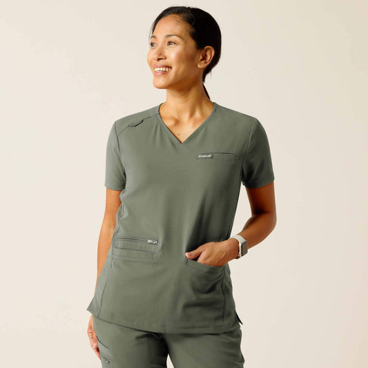 Clara 6 Pocket Scrub Top - Ariat Everyday