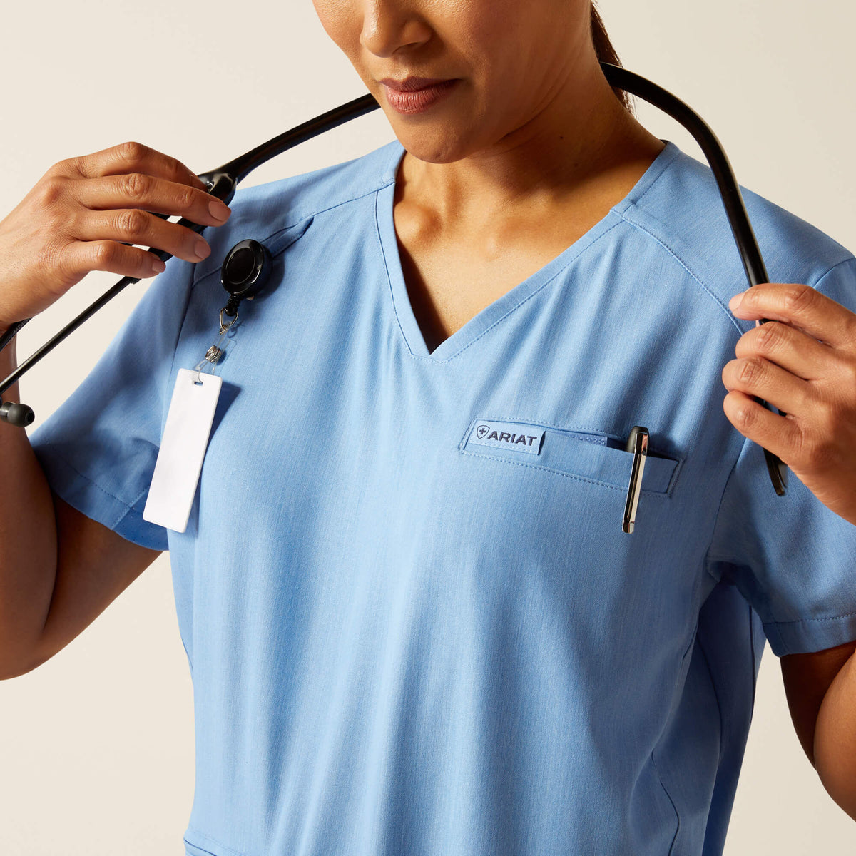 Clara 6 Pocket Scrub Top - Ariat Featured