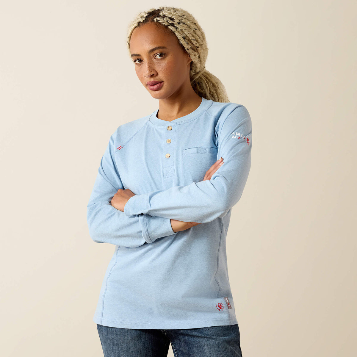 FR Air Henley Top - Ariat Featured
