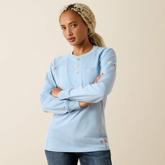 FR Air Henley Top - Ariat Featured