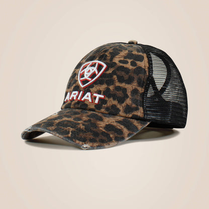 Embossed logo cheetah print cap - Ariat Top Pick