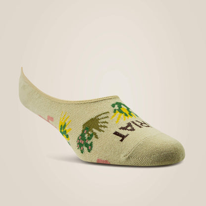 No Slip No Show Sock 2 Pair Multi Color Pack - Ariat Popular