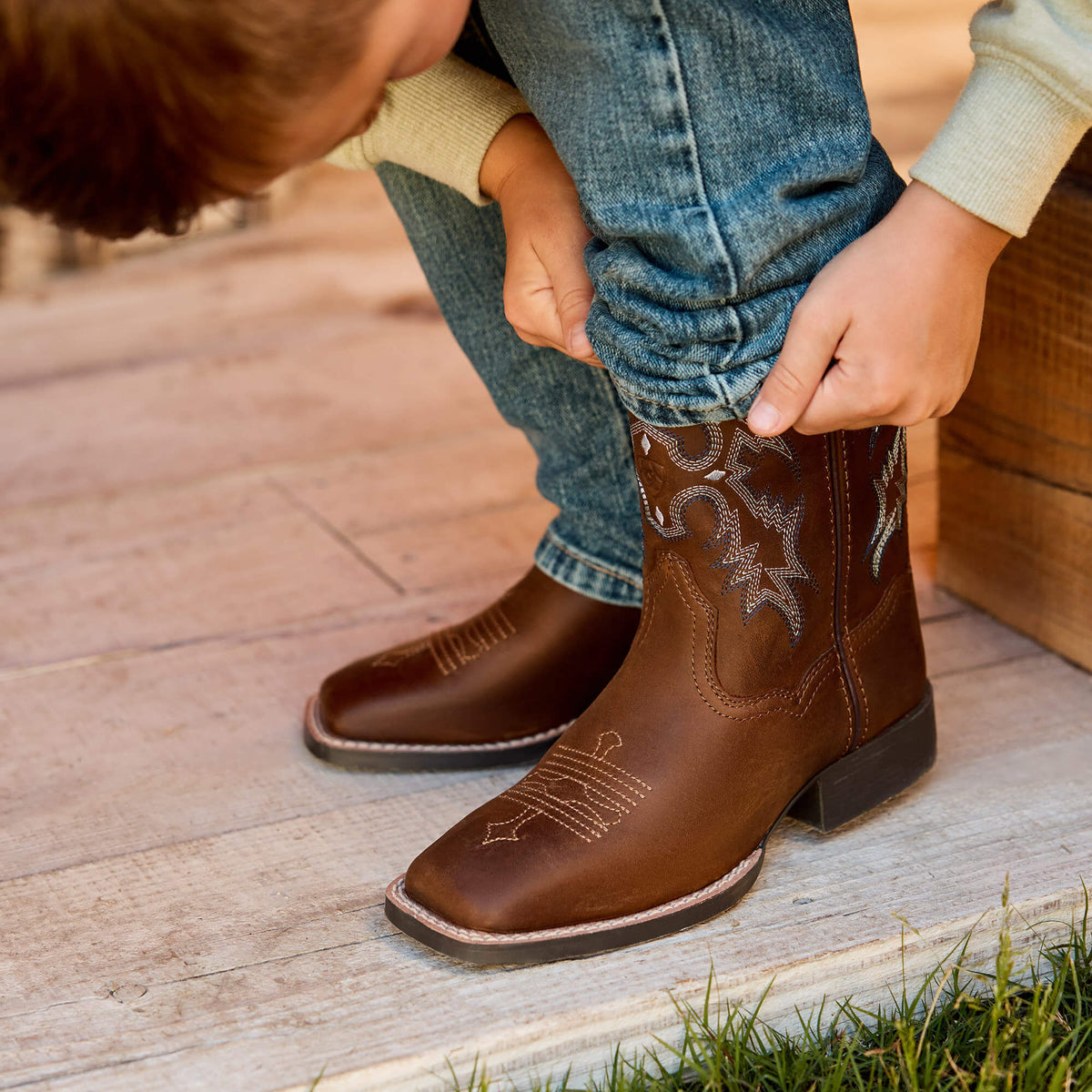 Tombstone Wide Square Toe Western Boot - Ariat Special Offer