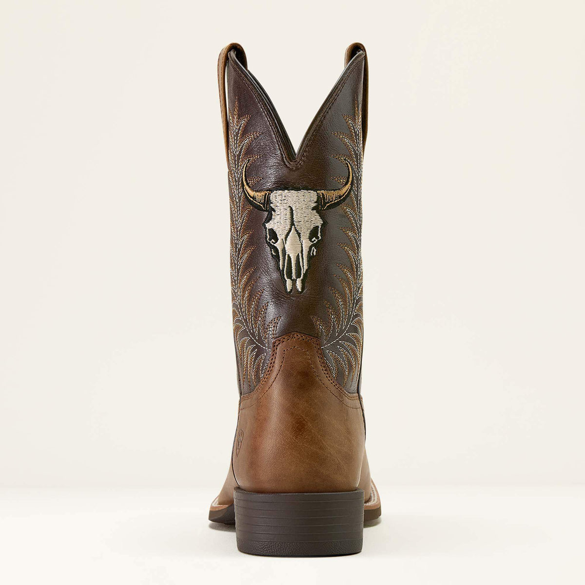 Sport Steer Skull Wide Square Toe Cowboy Boot - Ariat Sale
