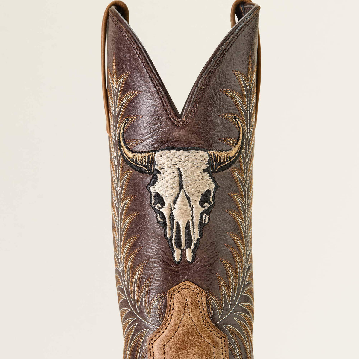 Sport Steer Skull Wide Square Toe Cowboy Boot - Ariat Sale