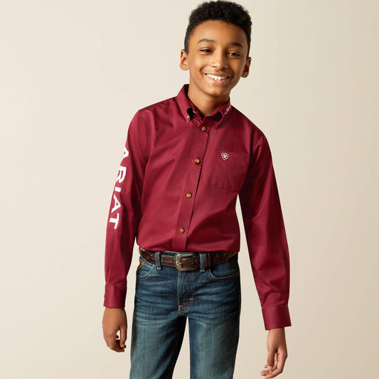 Team Logo Twill Classic Fit Shirt - Ariat Trending