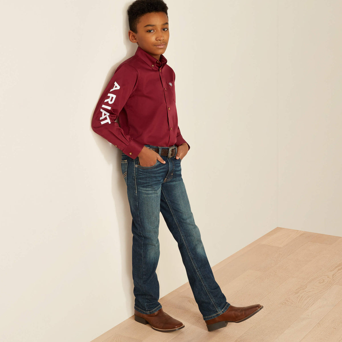 Team Logo Twill Classic Fit Shirt - Ariat Trending