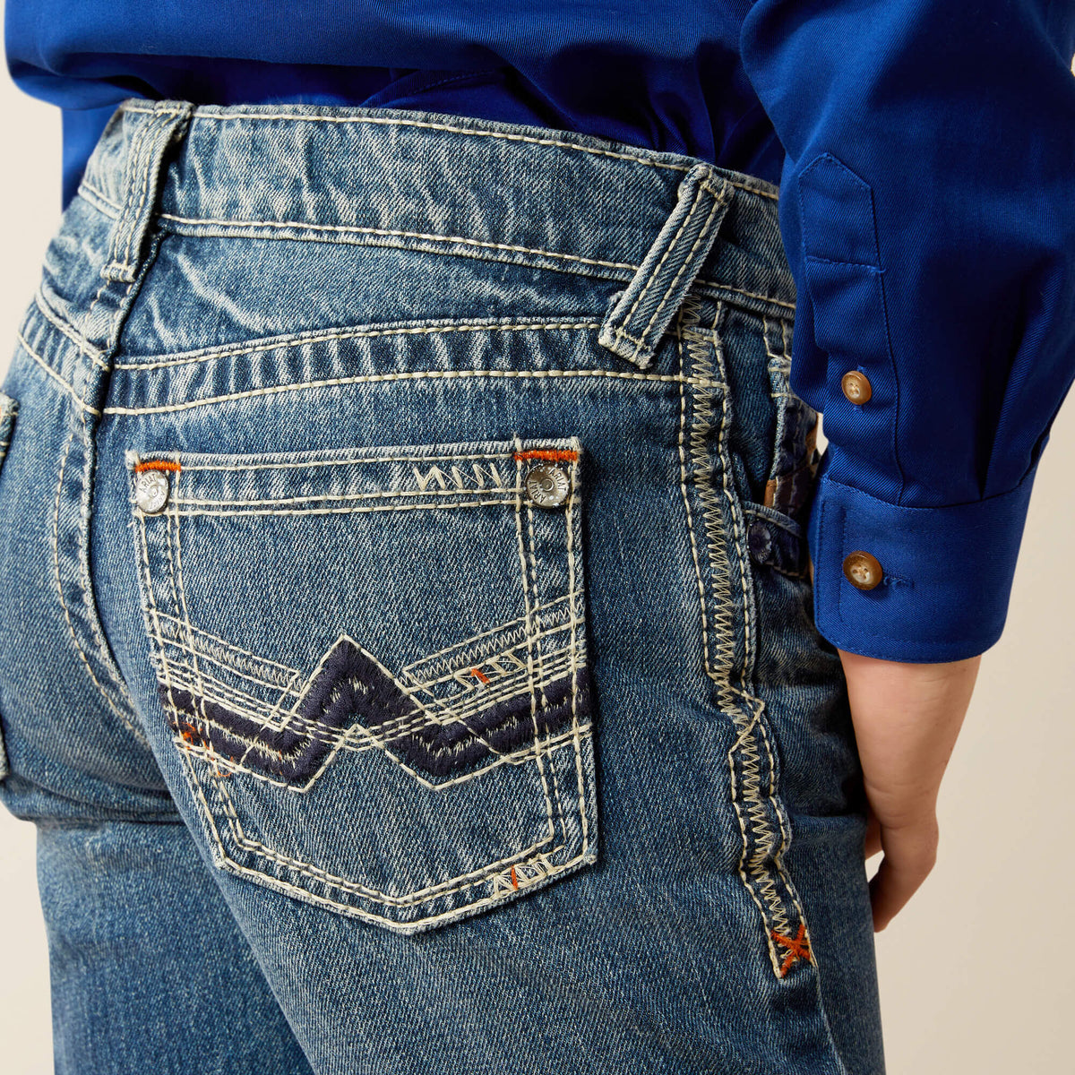 B5 Slim Charger Stackable Straight Leg Jean - Ariat Trending