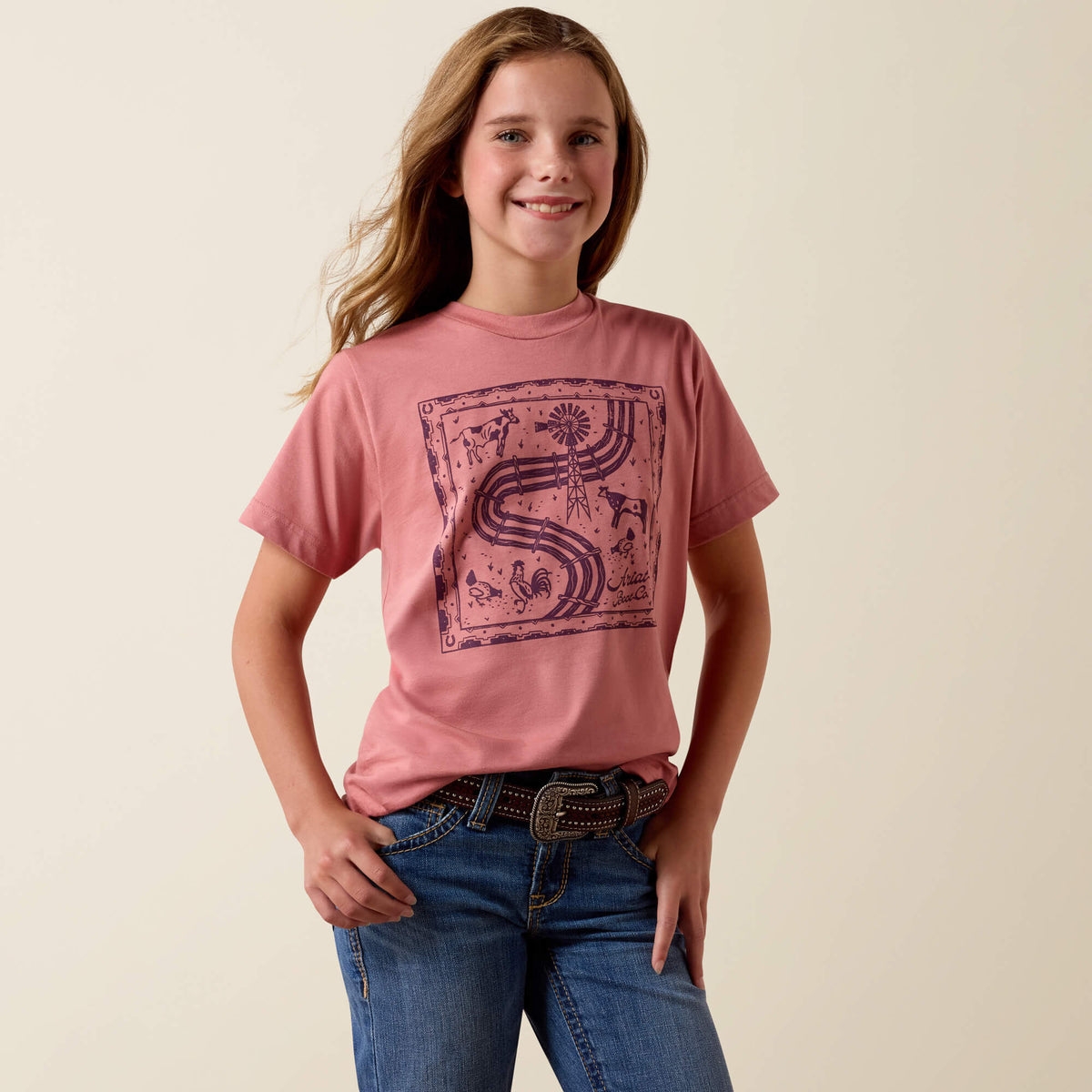 Ariat Farm Quilt T-Shirt - Ariat Everyday