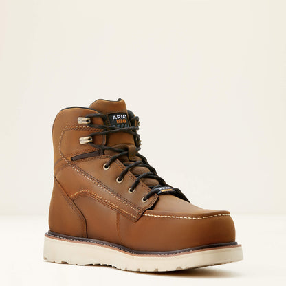 Rebar Wedge Moc Toe 6" Waterproof Composite Toe Work Boot - Ariat Recommended