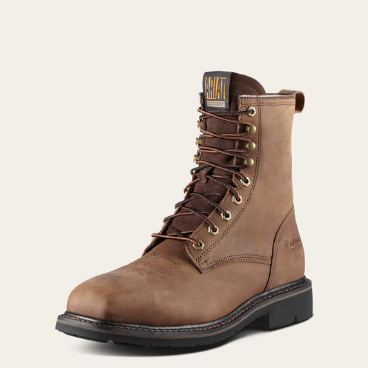 Cascade 8" Wide Square Toe Steel Toe Work Boot - Ariat Quality