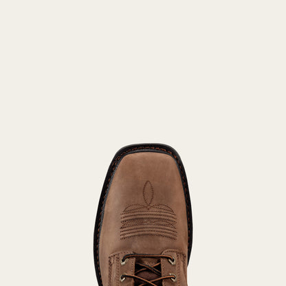 Cascade 8" Wide Square Toe Steel Toe Work Boot - Ariat Quality