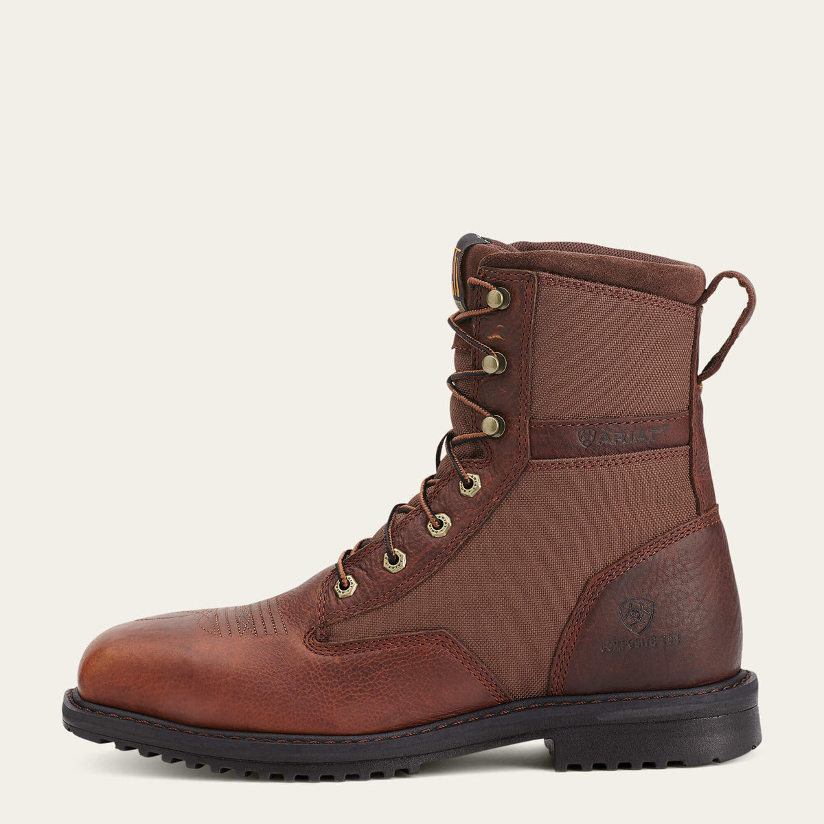 RigTek 8" Wide Square Toe Composite Toe Work Boot - Ariat Value