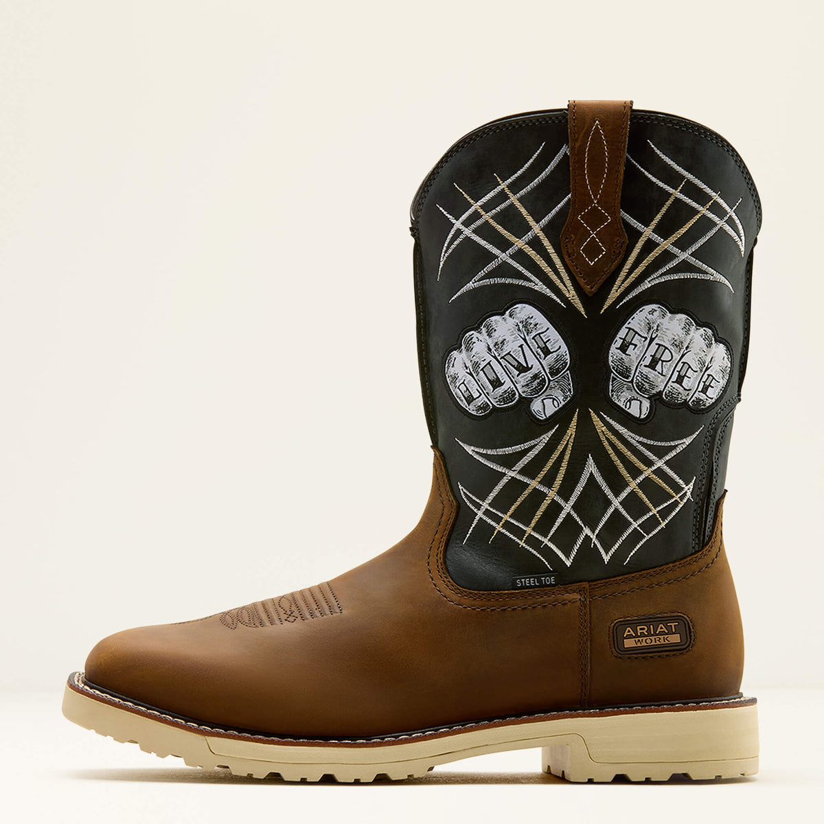 Activator Live Free Wide Square Toe Steel Toe Work Boot - Ariat New