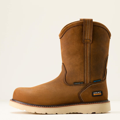 Rebar Wedge Pull-On Waterproof Composite Toe Work Boot - Ariat Trusted